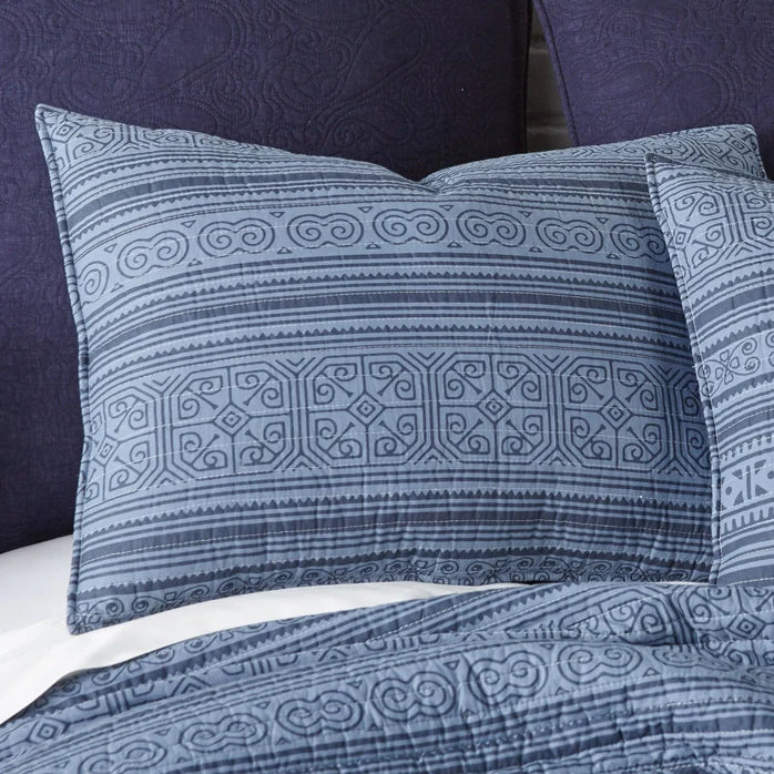 Tolteca Nautical Indigo Quilt Set - Nautical Themed Quilt Set