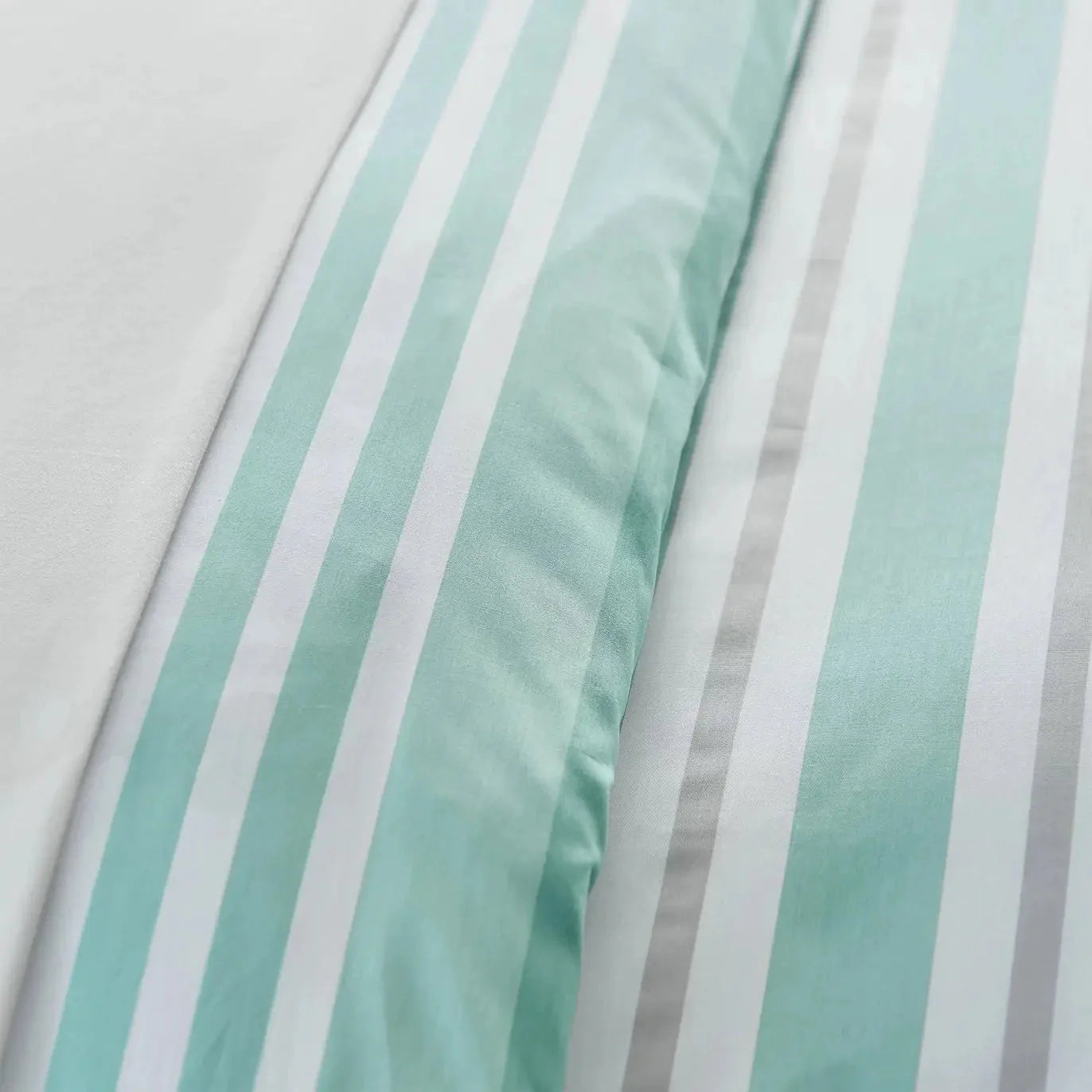 Truro Coastal Comforter Set - Spa Blue & White Comforter