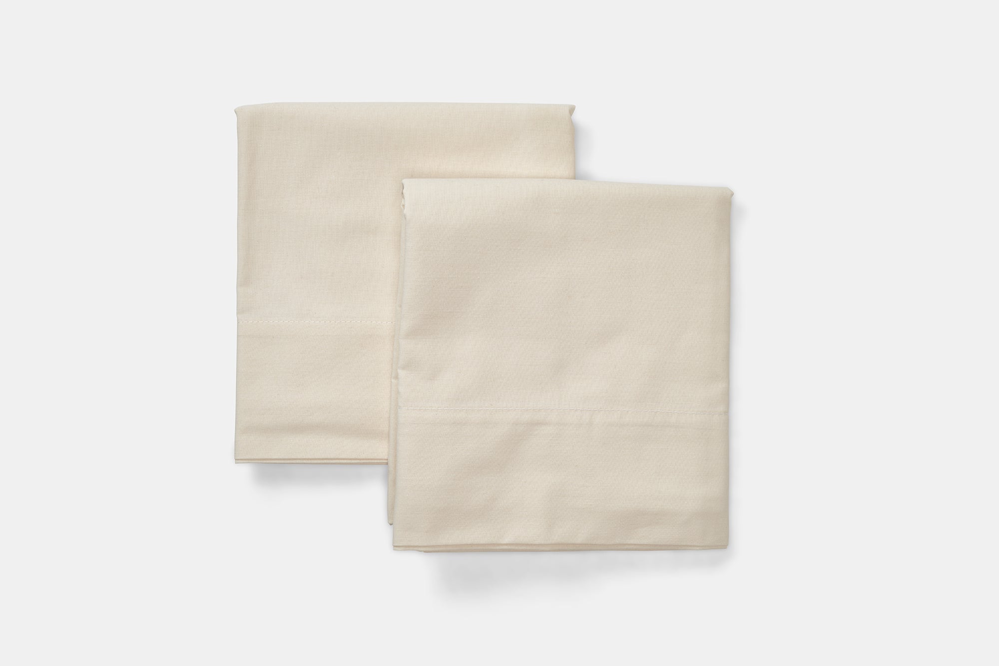 Natural Cotton Bed Pillowcases -  - American Made With USA Grown Cotton