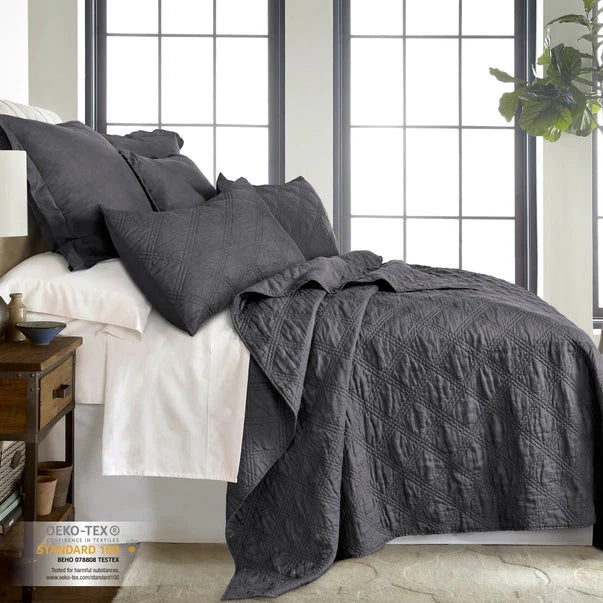 Washed Linen Quilt - Luxurious & Soft Linen