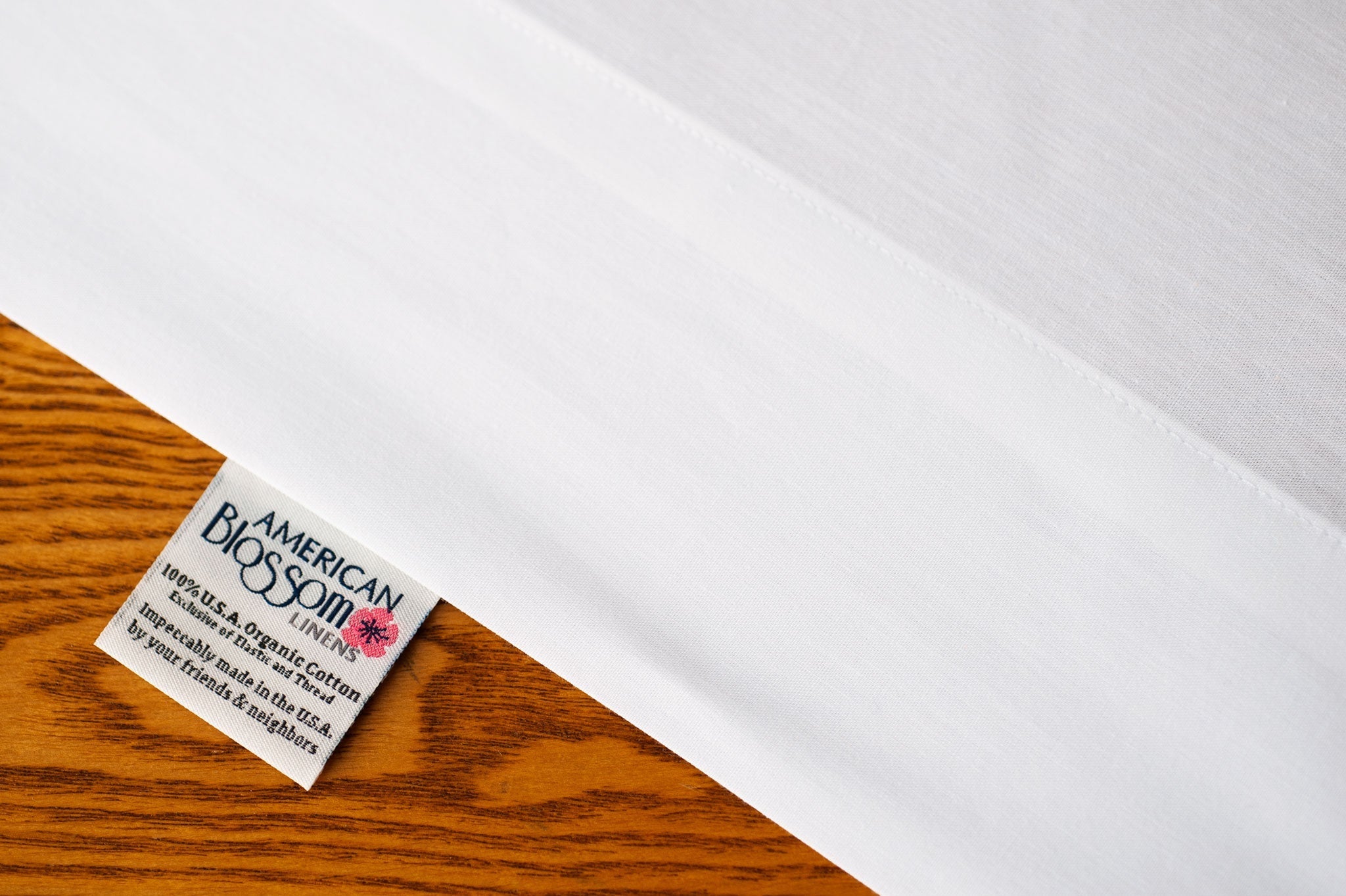 Natural Cotton Bed Pillowcases -  - American Made With USA Grown Cotton