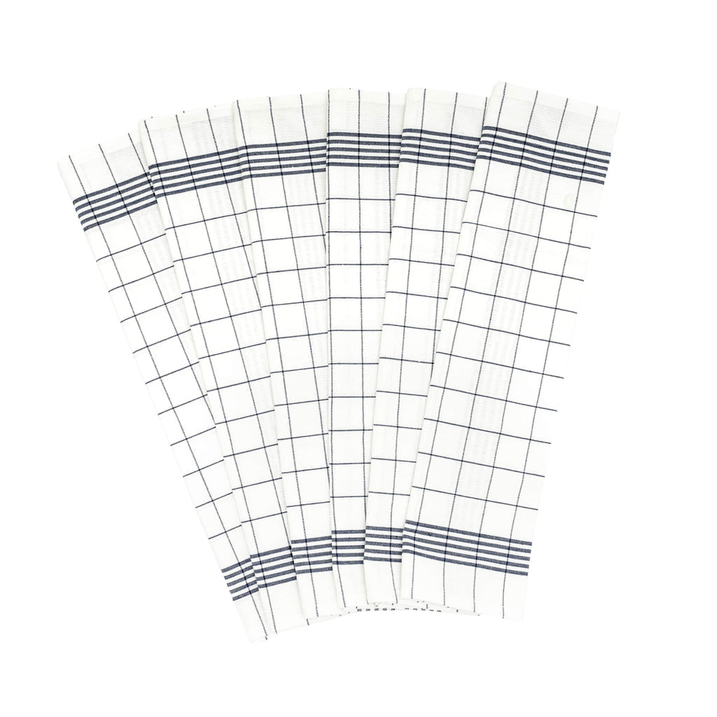 Windowpane Kitchen Towels - Quahog Bay Bedding