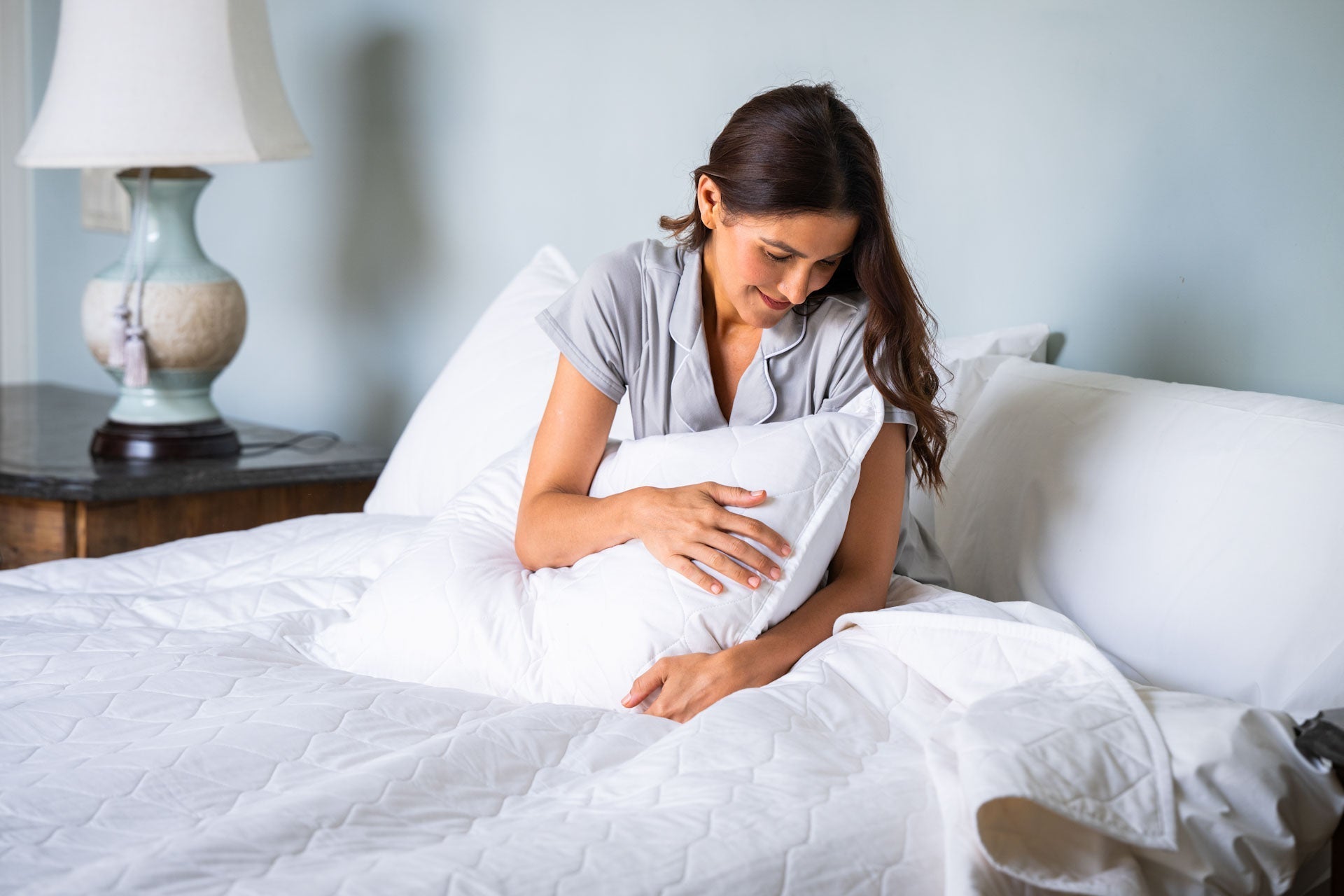 Cotton Quilted Pillow Sham  - American Made With USA Grown Cotton