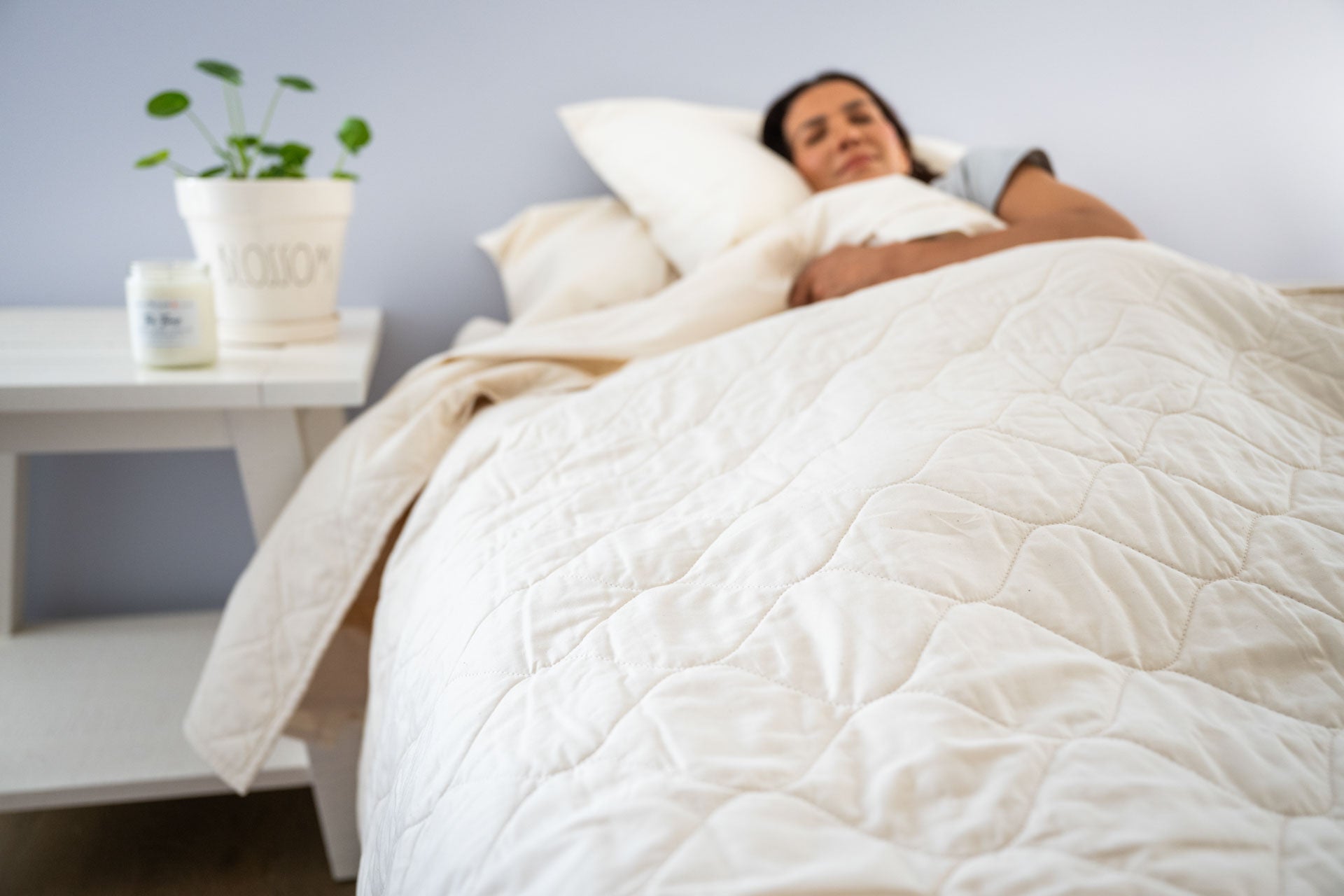 Cotton Quilted Bedspread  - American Made With USA Grown Cotton