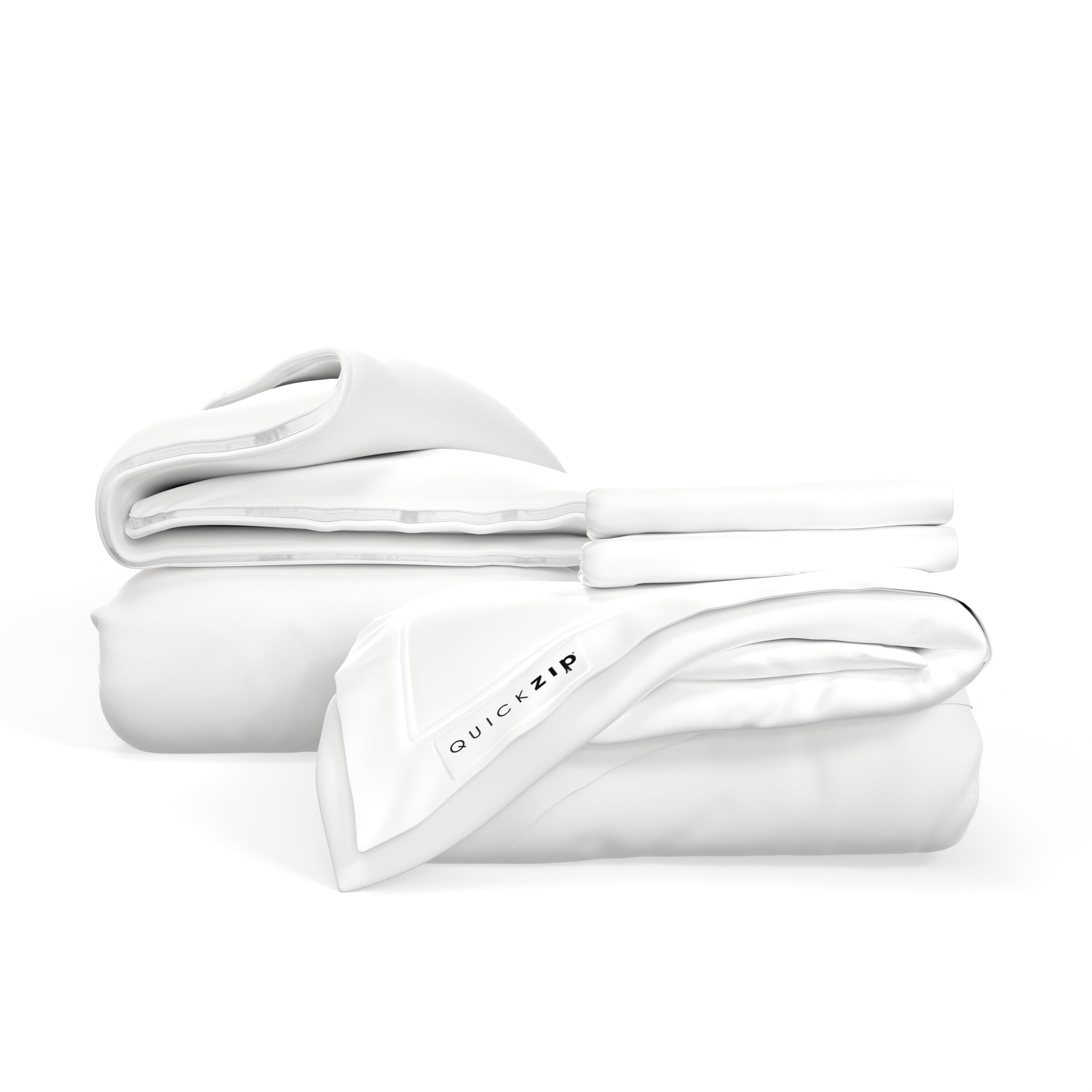 QuickZip Duvet Bundle (1x  Zip Sheet) - Sateen