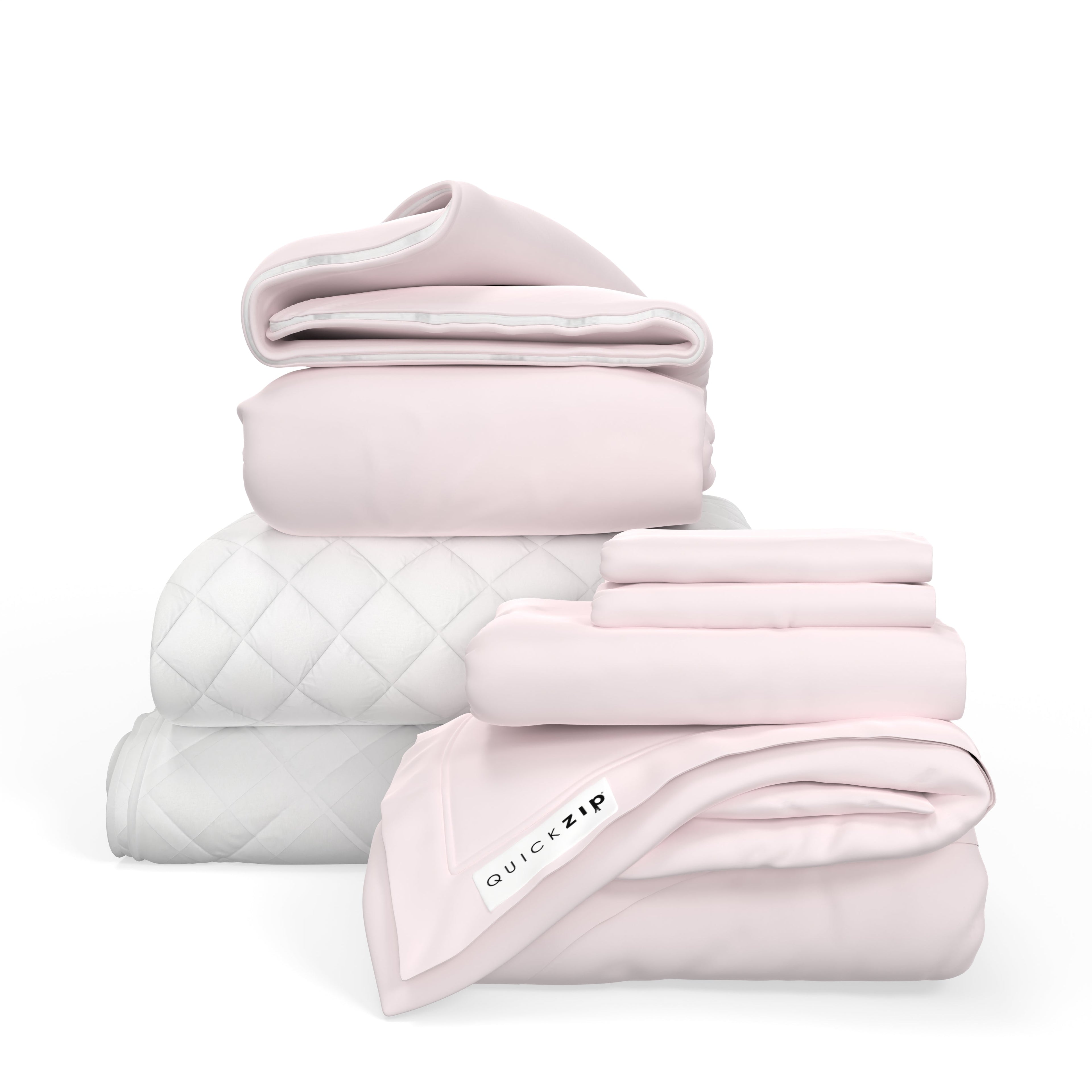 QuickZip Fresh Bed Bundle (1x Zip Sheets) - Sateen