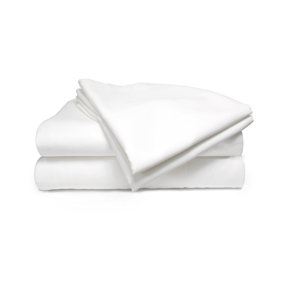 CinchFit American Made Full 9 Inch Depth Sheet Sets - 400TC Cotton Solid Colors