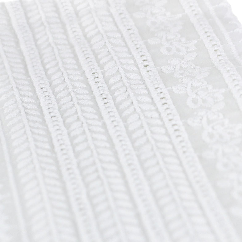 300TC Elizabeth Lace Cotton Percale Sheet Set
