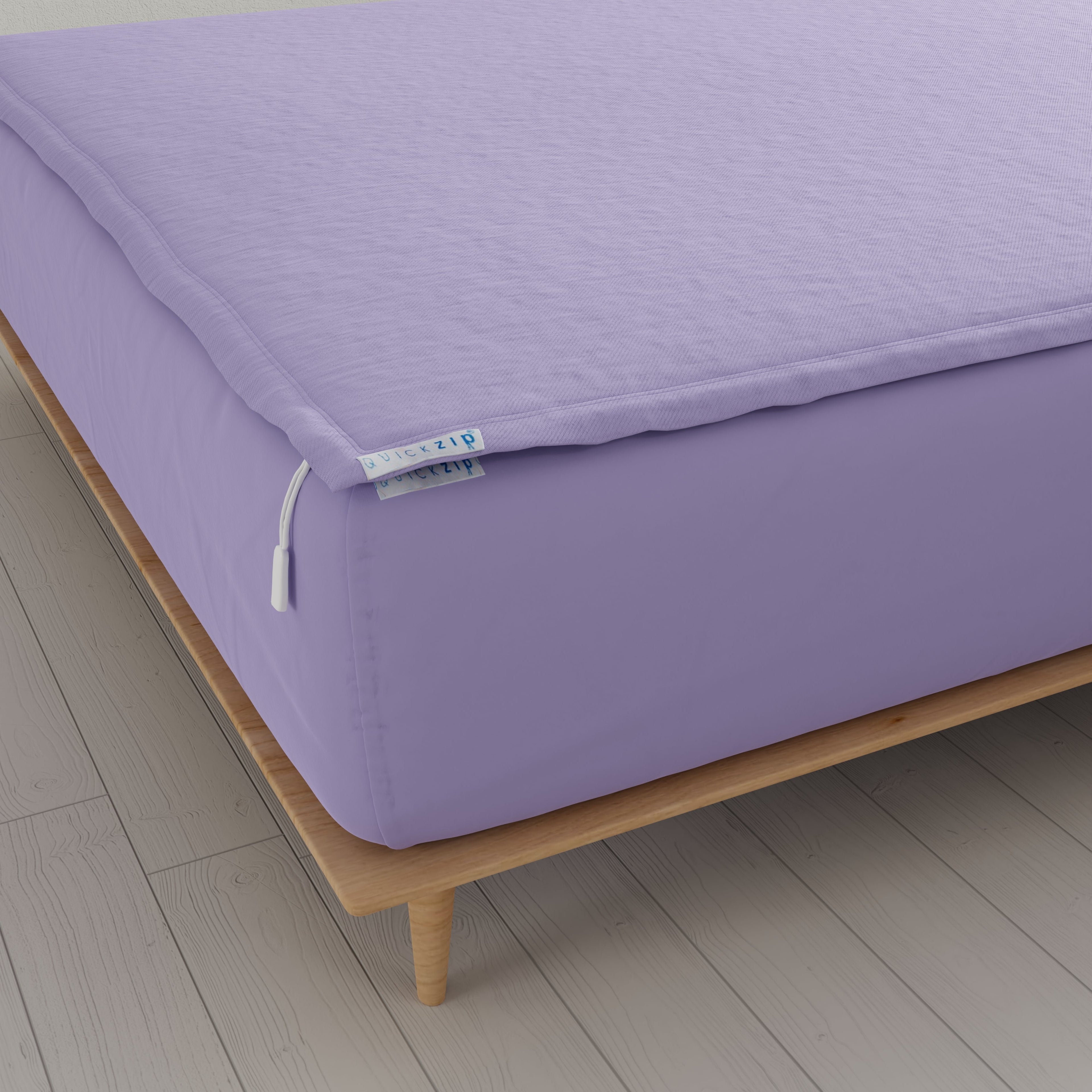 QuickZip Fitted Sheet (Base + Zip Sheet) - Percale