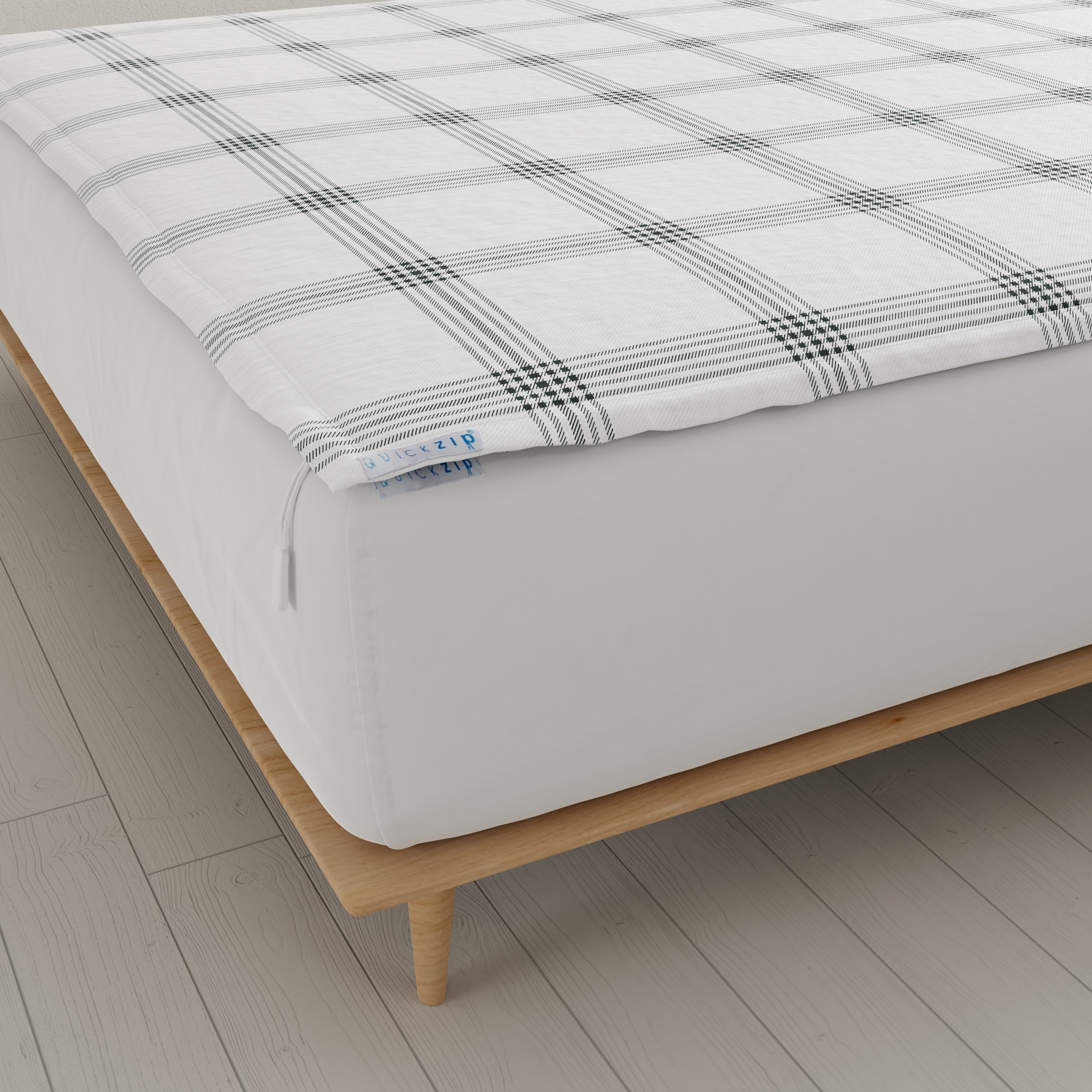 QuickZip Fitted Sheet (Base + Zip Sheet) - Twilluxe Flannel