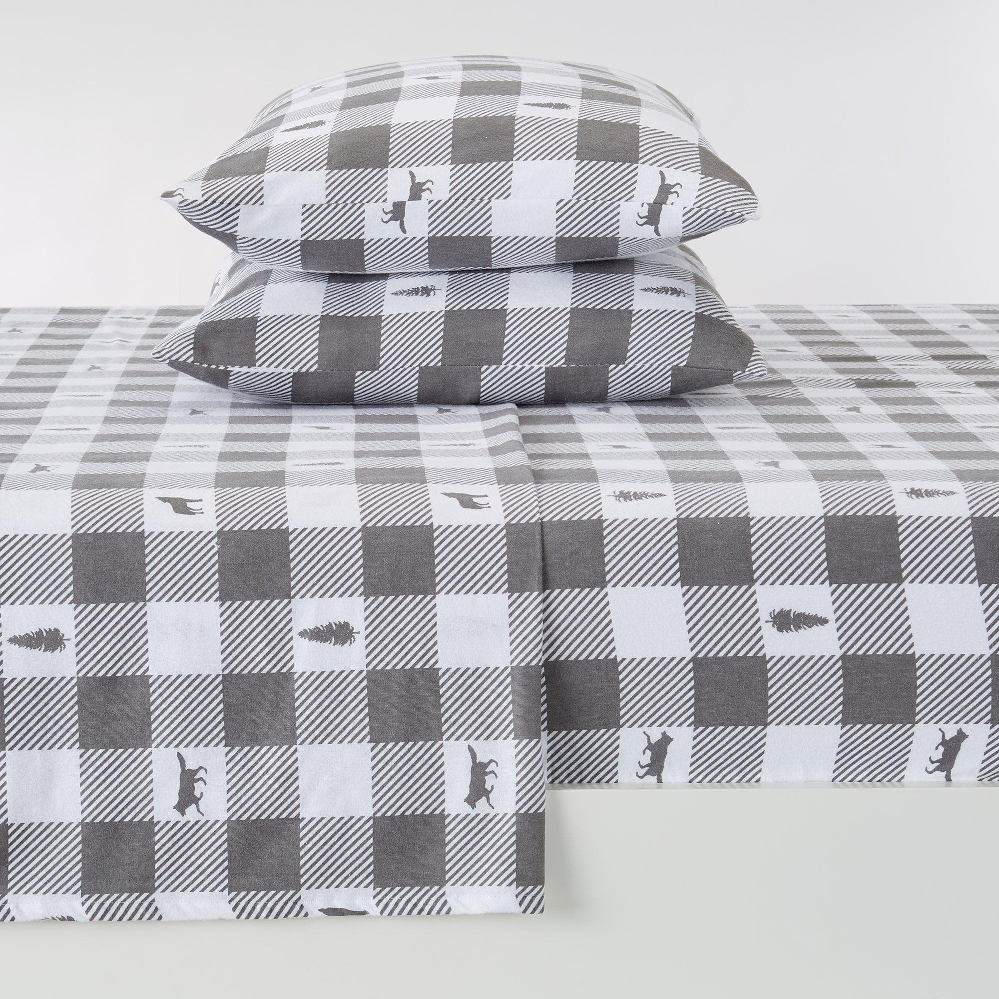 100% Turkish Cotton Flannel Sheet Sets - Christmas Sheets