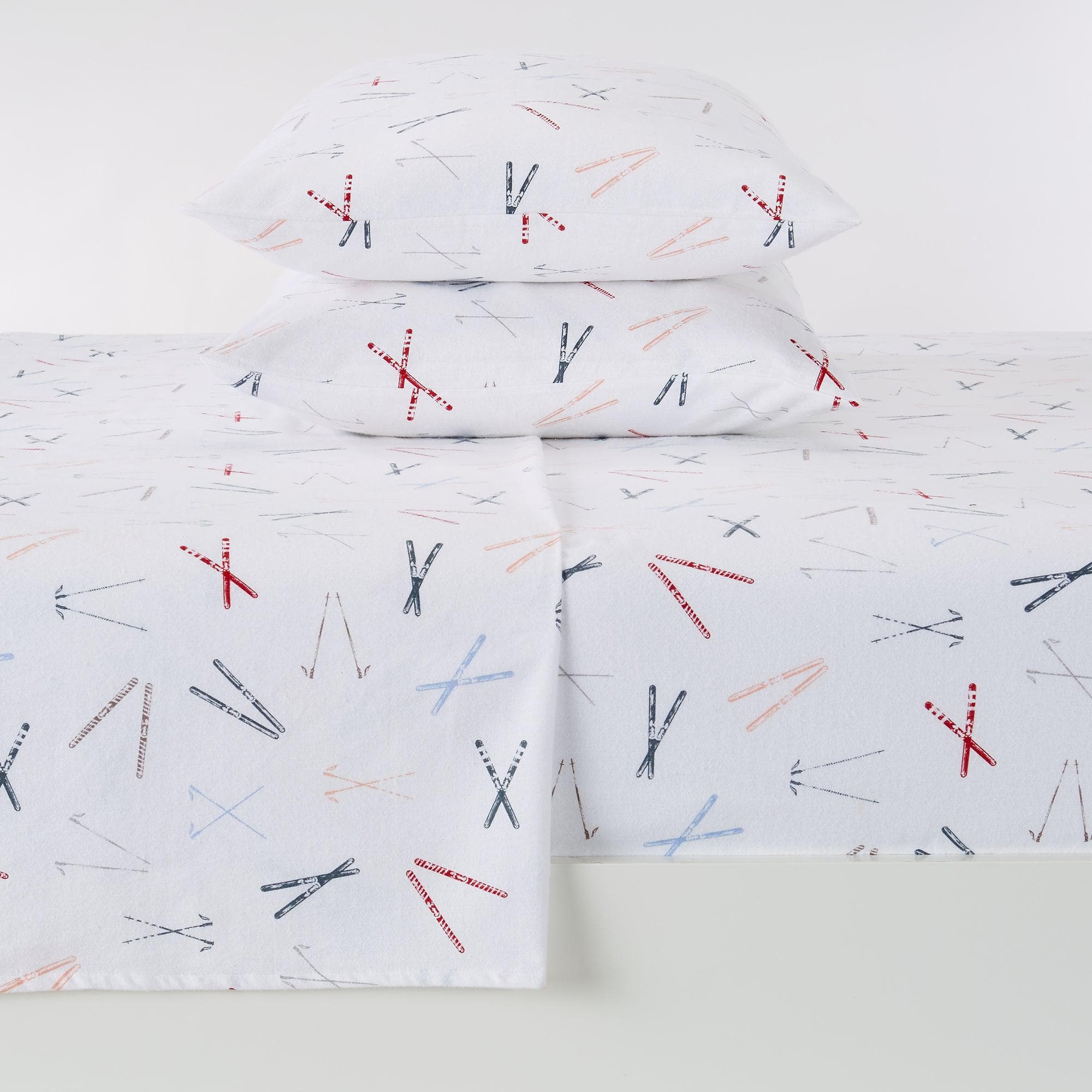 100% Turkish Cotton Flannel Sheet Sets - Christmas Sheets
