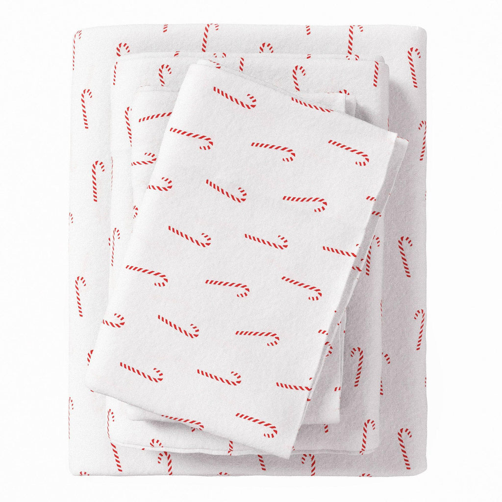 100% Turkish Cotton Flannel Sheet Sets - Christmas Sheets